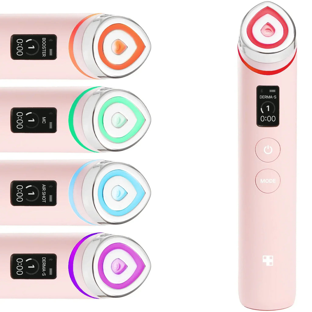 Age-R Booster Pro Pink 6-in-1 Beauty Device for Pore Anti-Aging Care