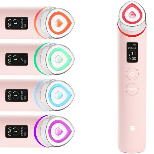 Age-R Booster Pro Pink 6-in-1 Beauty Device for Pore Anti-Aging Care