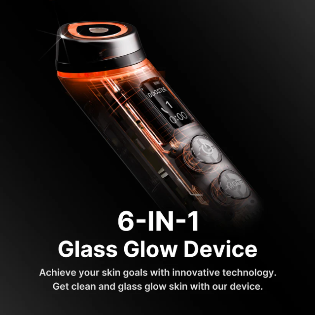 Age-R Booster Pro 6-in-1 Beauty Device for Pore Anti-Aging Care